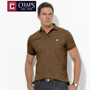 CHAPS WORLD POLO brown shirt XL